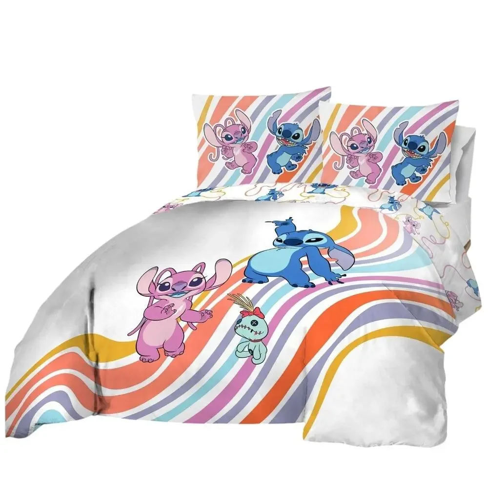 NEW Franco Disney Stitch Full Duvet Cover with 2 Shams Full Double Size